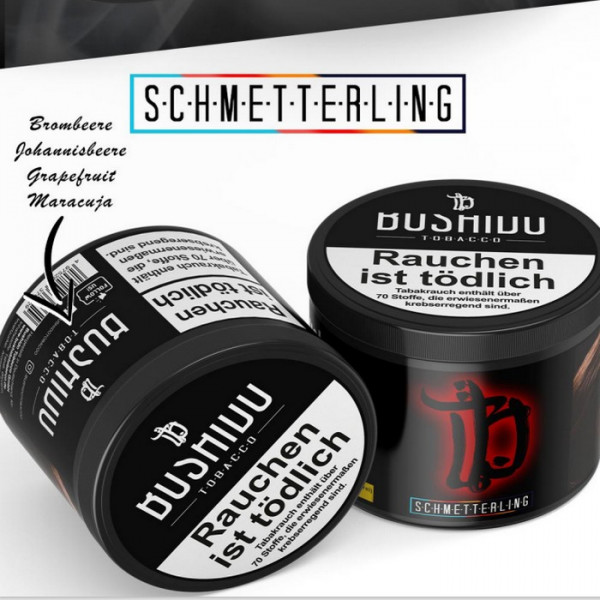 Bushido Tabak - Schmetterling 200 g