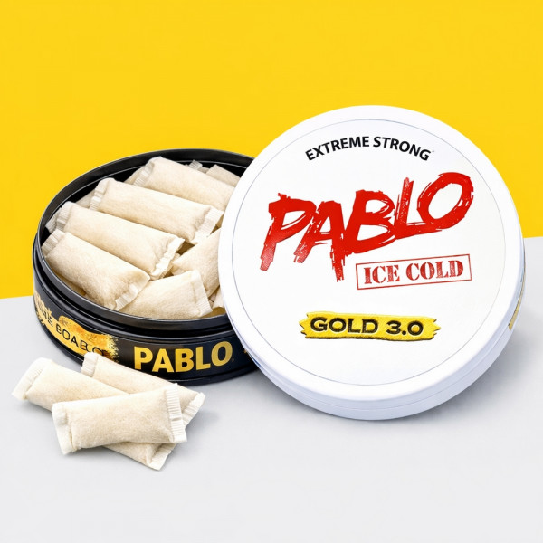 Pablo - Ice Cold - Gold 3.0 Extreme Strong Chewing Bags