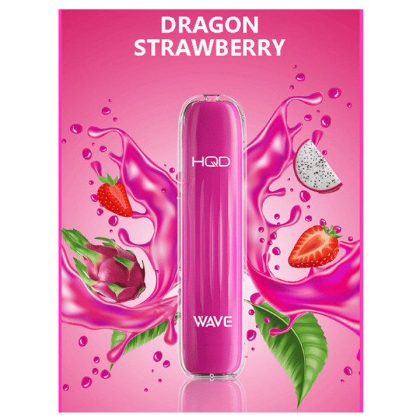 HQD Wave Dragon Strawberry - E-Shisha 600 Züge