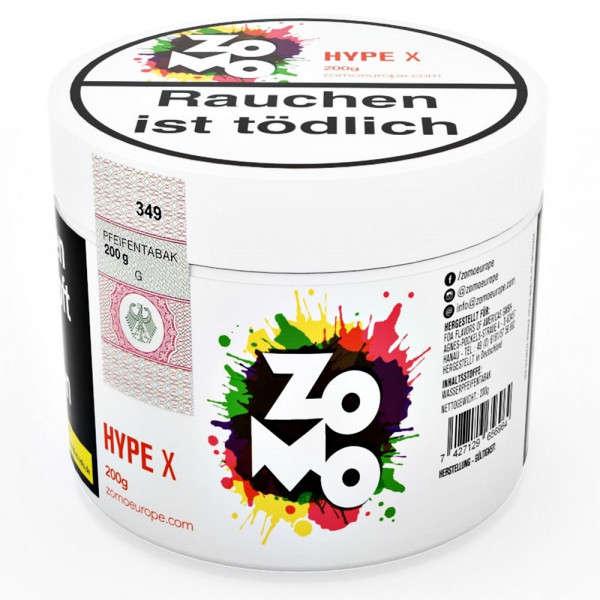 Zomo Tabak - Hype X 200 g
